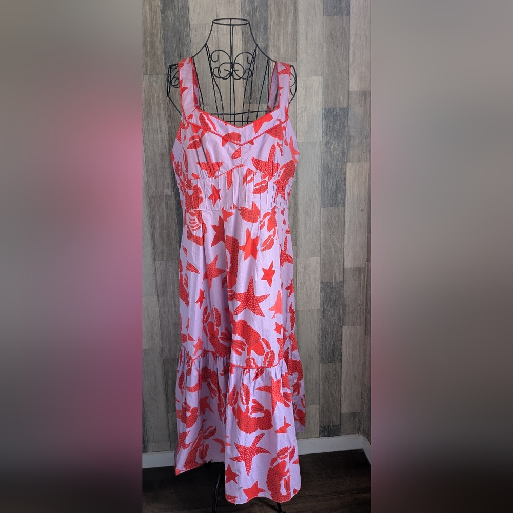 Farm Rio Maxi/Midi Starfish Dress
